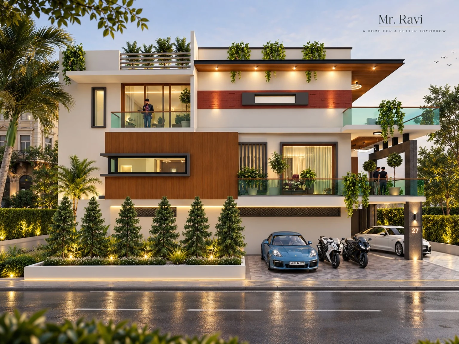 Residential Balcony Elevation