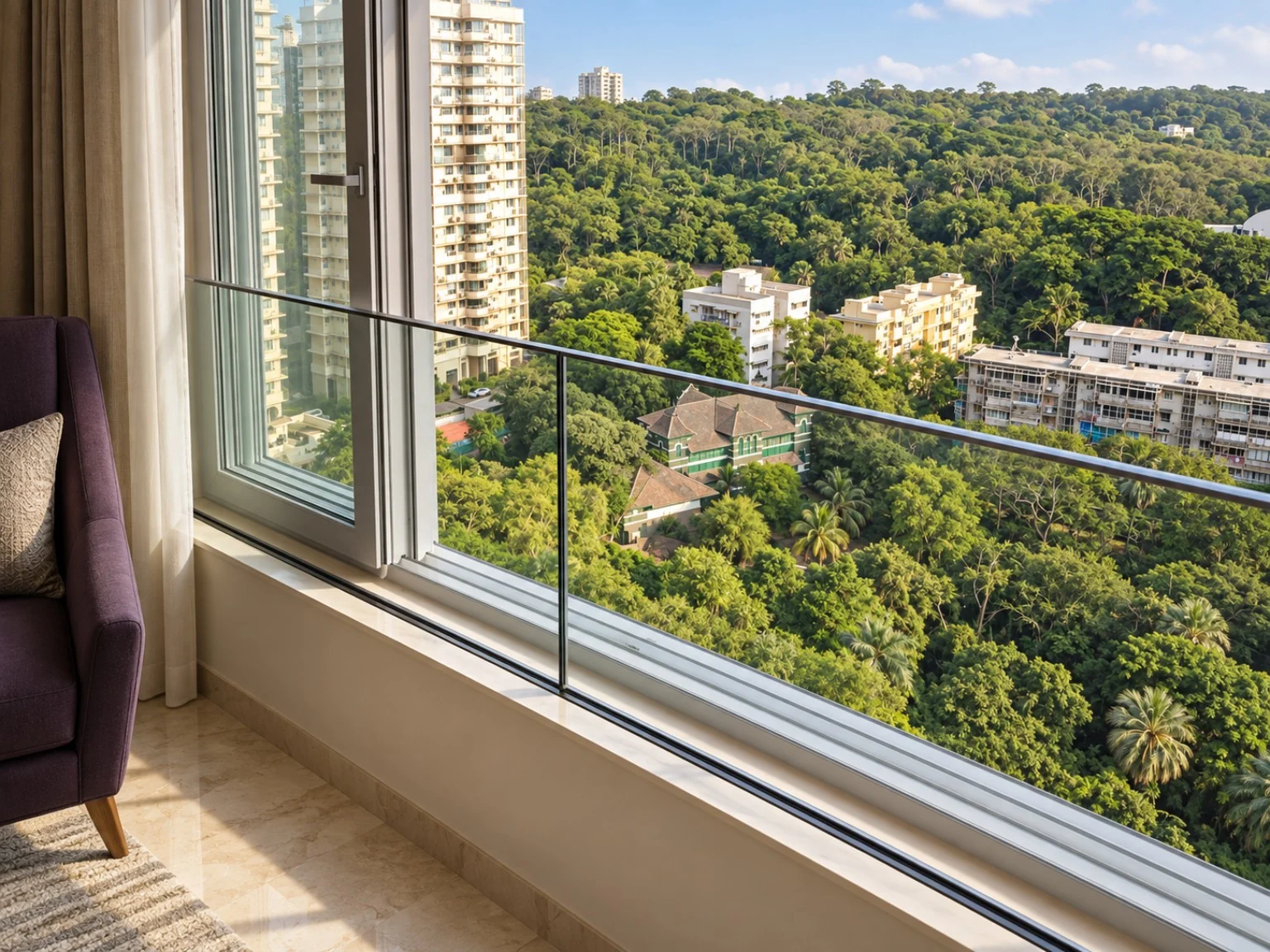 High-Rise Balcony Railing