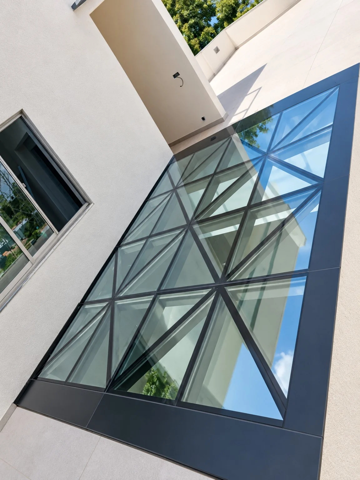 Geometric Glass Skylight