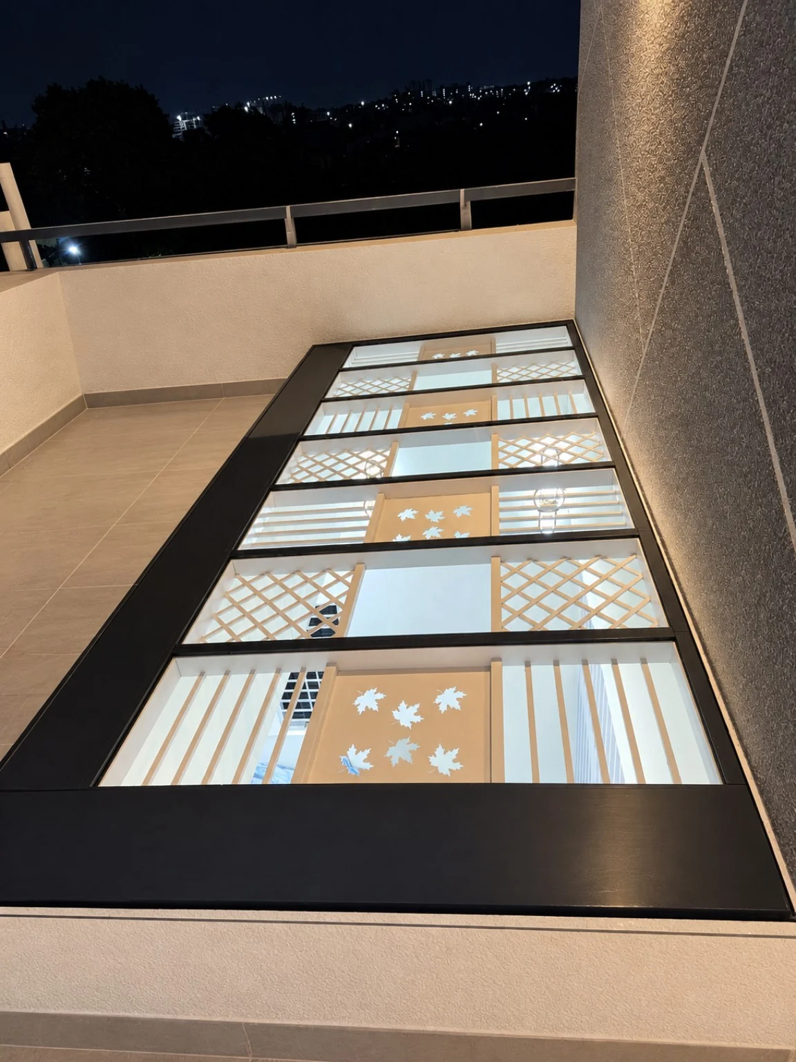Illuminated Courtyard Skylight