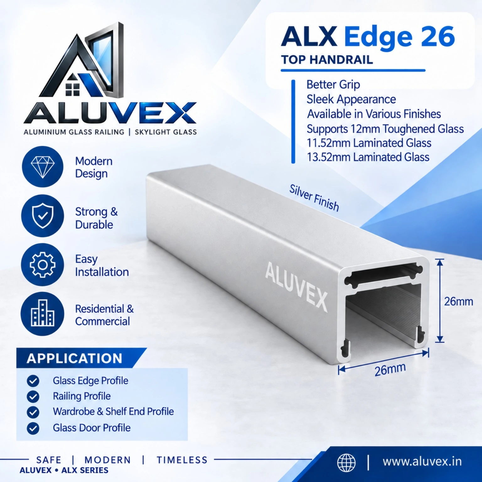 ALX Edge 26 ALUVEX profile